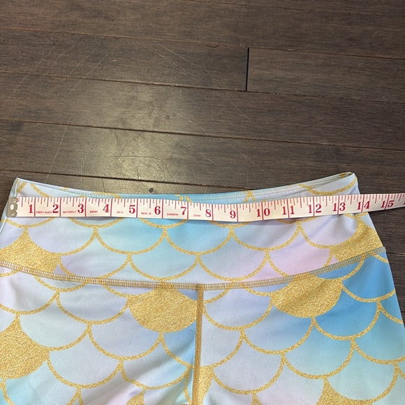 FEED ME FIGHT ME MERMAID Pastel Multicoloured SHORTS Women’s S - Picture 3 of 5